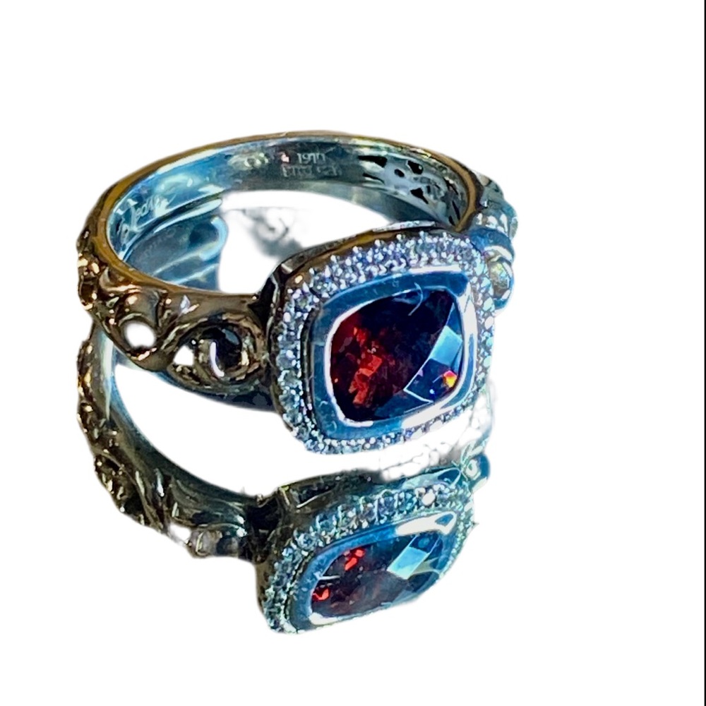 Charles Krypell Cocktail Ring 6.5 - Picture 2 of 12